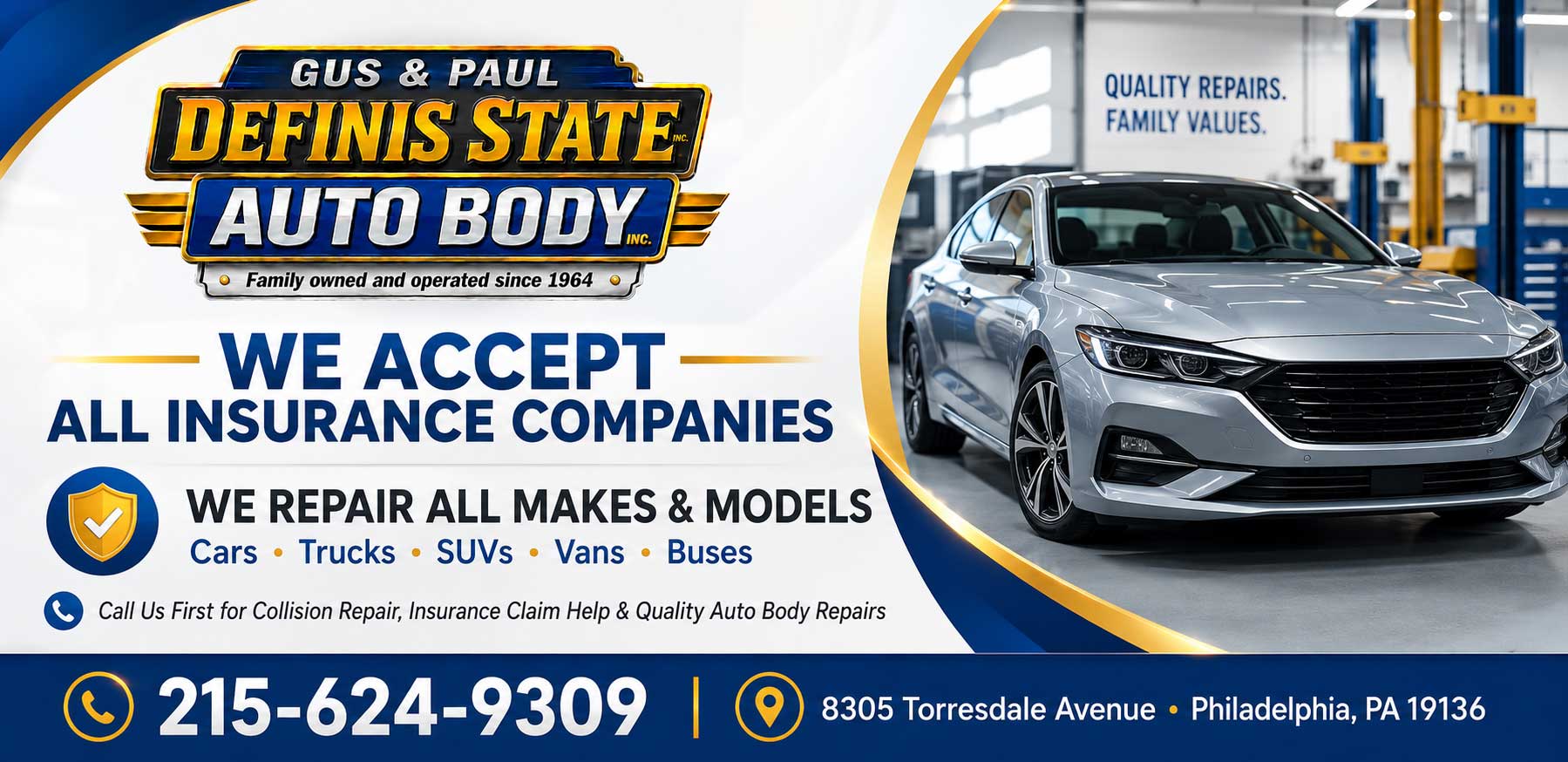 Auto Body Northeast Philadelphia PA Bucks County, Montgomery County
