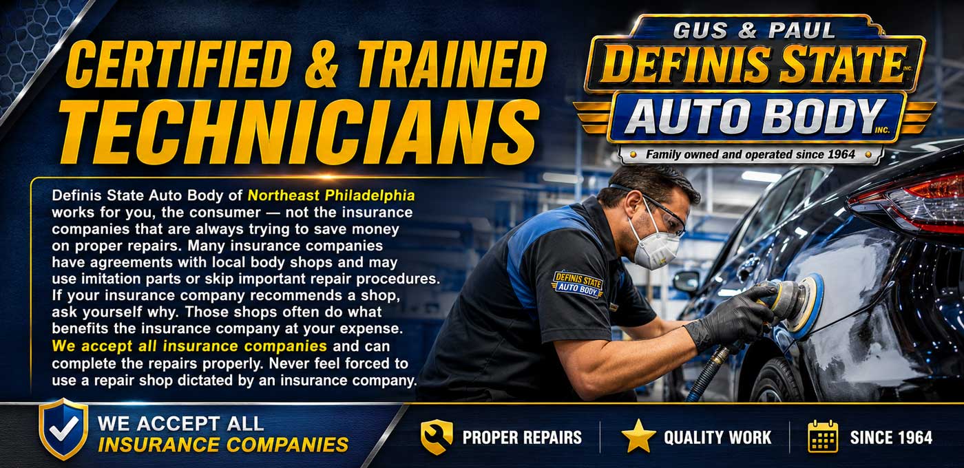 Auto Body Northeast Philadelphia PA Bucks County, Montgomery County