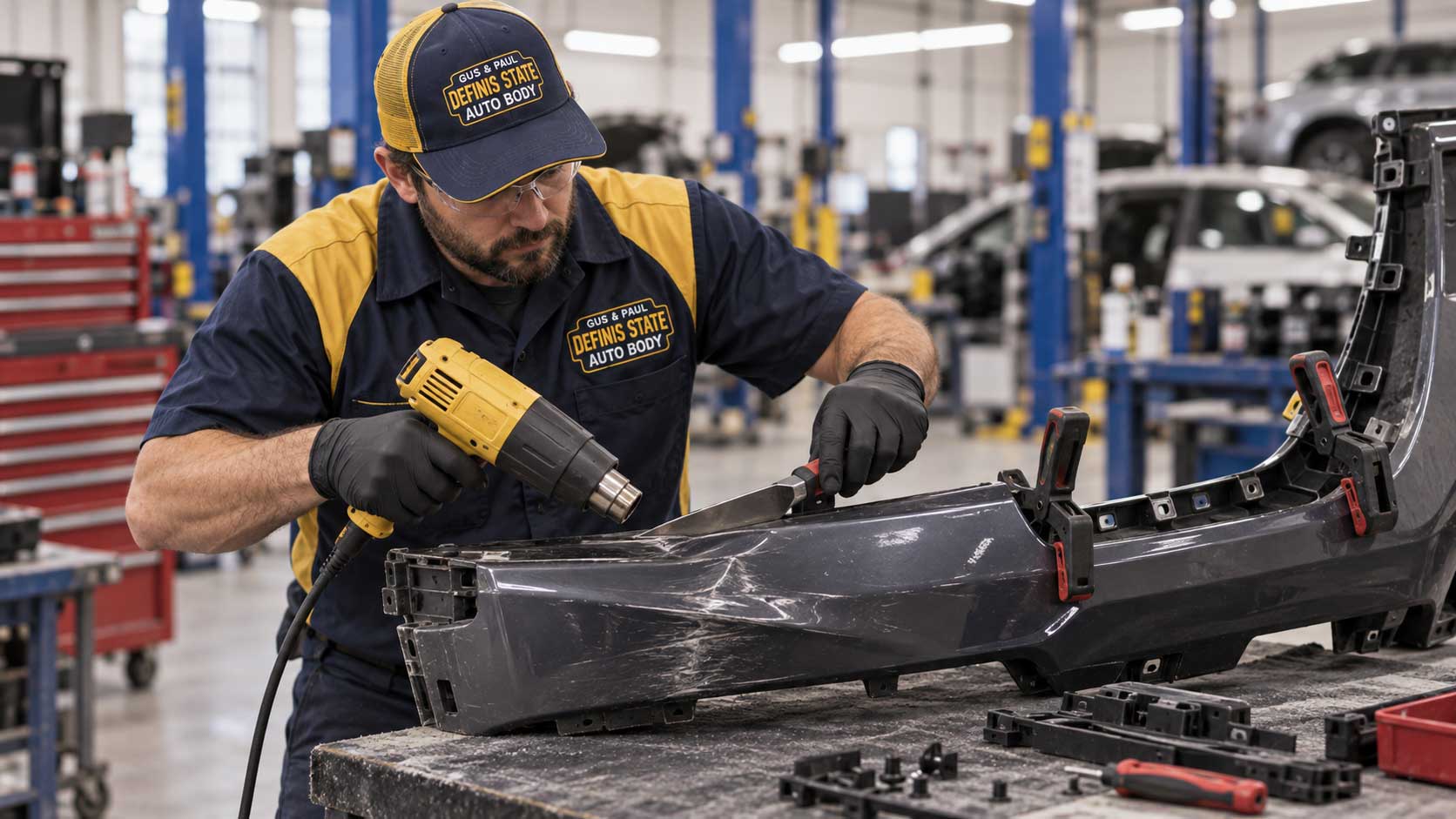 Collision repair Andalusia Bensalem 19020 Lower Bucks County independent body shop handling accident damage, frame straightening, paint matching and insurance claims.