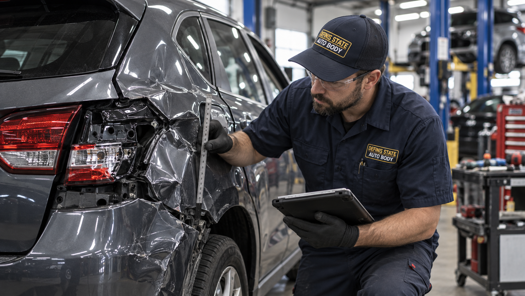 Northeast Philadelphia Collision Repair 19135 Tacony Wissinoming Bumper Repair by Definis Auto Body. Dent repair, paint refinishing, frame straightening, insurance claim assistance and FREE Estimates for cars, trucks, fleet and business vehicles.
