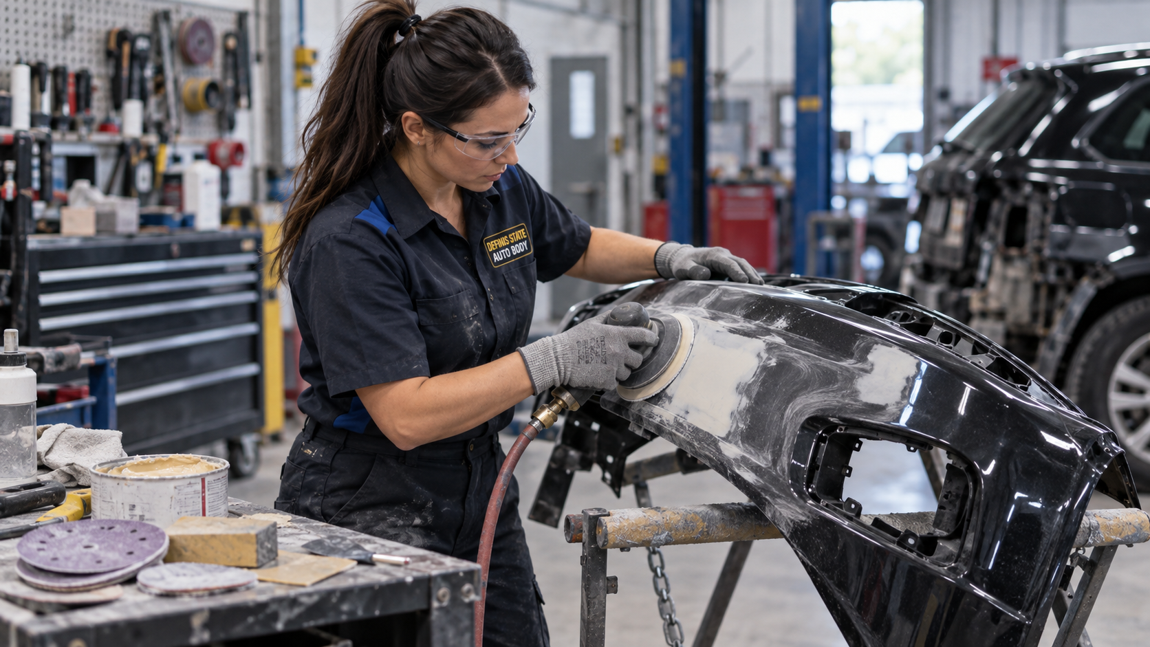 Northeast Philadelphia Collision Repair 19135 Tacony Wissinoming Bumper Repair by Definis Auto Body. Dent repair, paint refinishing, frame straightening, insurance claim assistance and FREE Estimates for cars, trucks, fleet and business vehicles.