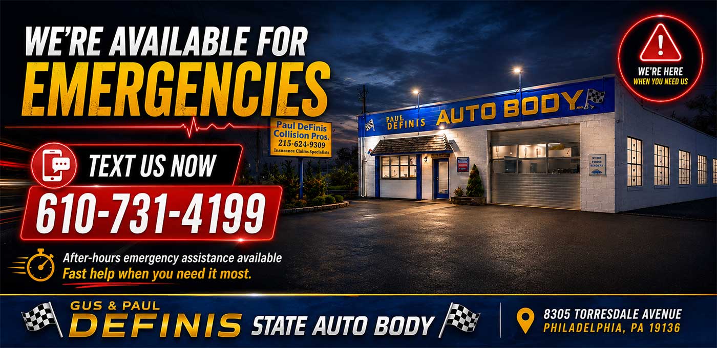 Auto Body Northeast Philadelphia PA Bucks County, Montgomery County