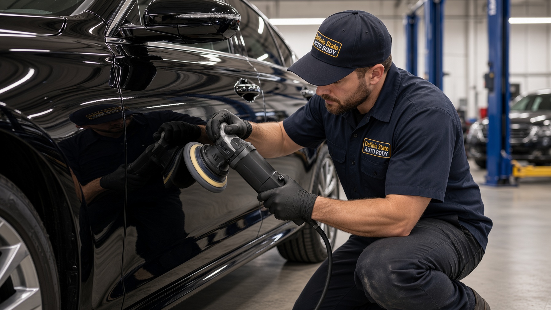 Autobody Repair 19135 Tacony Wissinoming. Panel straightening, bumper repair, body filler, block sanding and refinish at Definis Auto Body.