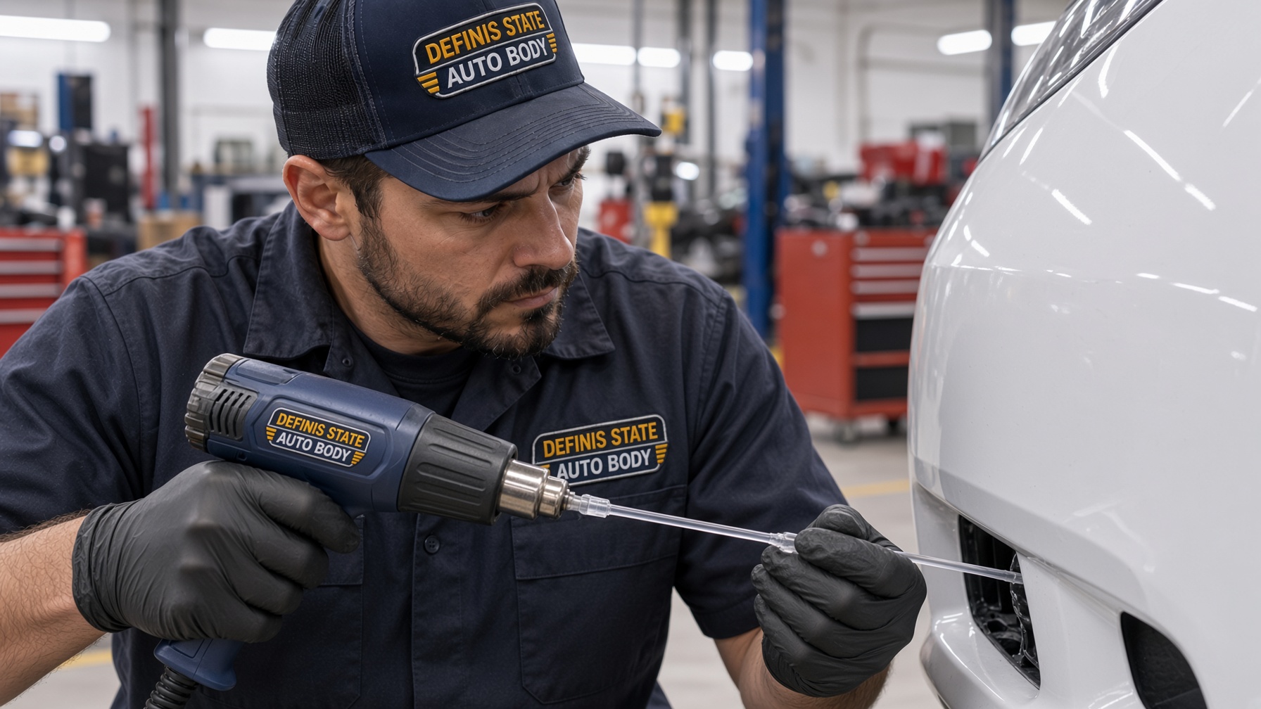 Collision Repair 19135 Tacony Wissinoming. Bumper replacement, panel replacement, structural repair and refinish after an accident at Definis Auto Body.